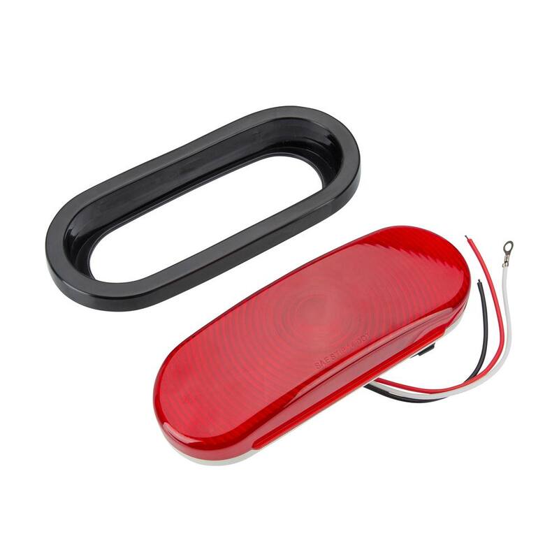 TowSmart 80 in. Over and Under Submersible Sealed Red Stop, Turn and Tail Trailer Light - 1408