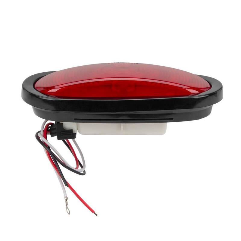 TowSmart 80 in. Over and Under Submersible Sealed Red Stop, Turn and Tail Trailer Light - 1408