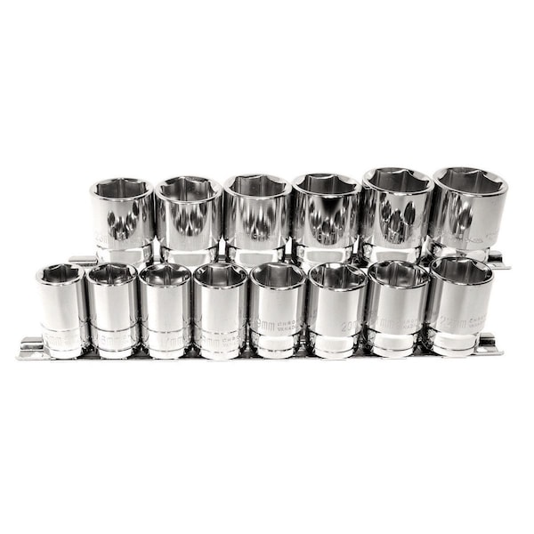 K-Tool International 1/2" Drive Metric, 14 pcs - KTI-28100