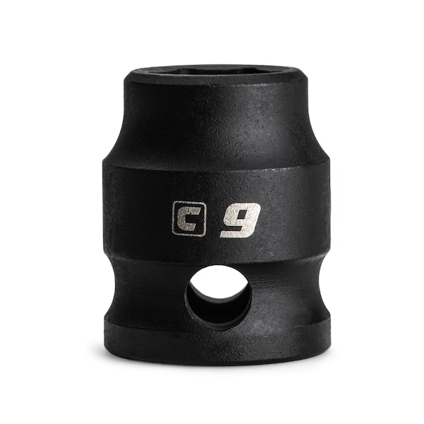 Capri Tools 9 mm Stubby Impact Socket, , 3/8 in. Drive, 6 Point, Metric - CP53429