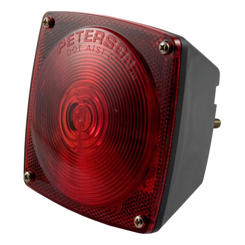 CURT Combination Trailer Light with License Plate Illumination - 53441