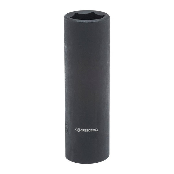 Weller Crescent 17 mm X 1/2 in. drive Metric 6 Point Deep Impact Socket 1 pc - CIMS32N