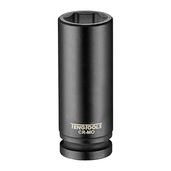 Teng Tools 23MM 1/2 Inch Drive 6 Point Metric Deep Chrome Molybdenum Impact Socket - 920623N