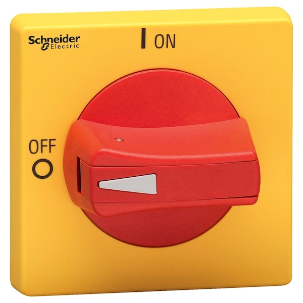 Manija roja sobresaliente de Schneider Electric, orificio único de 22mm - VLSH2H5R