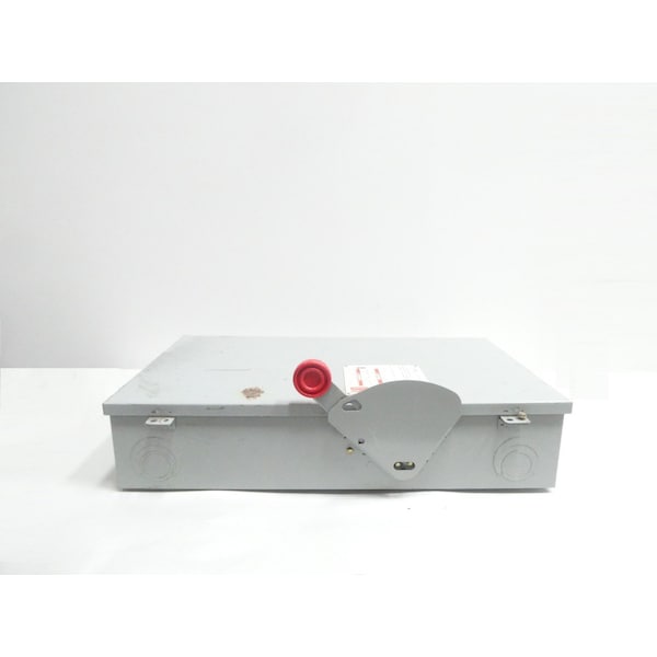 Interruptor de desconexión con fusible Eaton Cutler-Hammer de 3 polos, 200 amperios, 600 voltios de corriente alterna - DH364FGK.