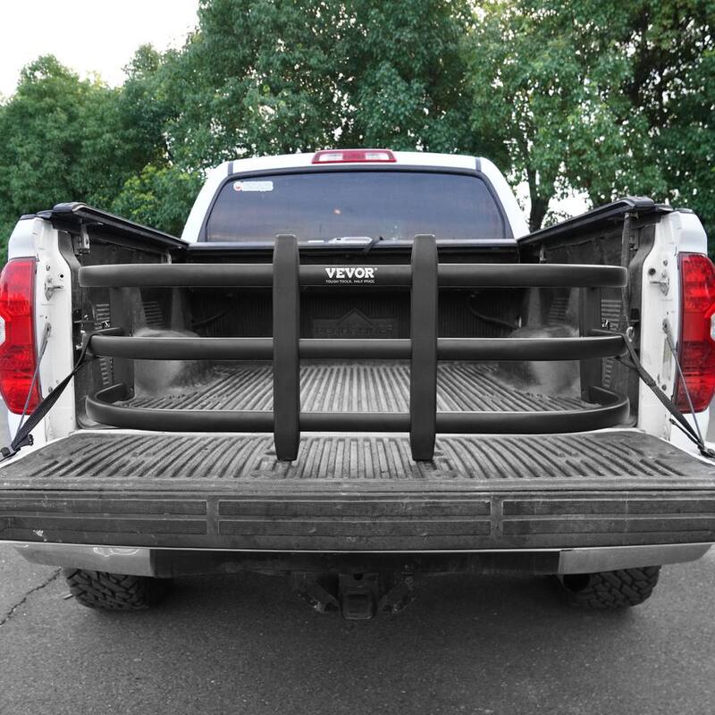 VEVOR Truck Bed Extender Aluminum Retractable Tailgate Extender 55.5 in. to 68 in. Fits for Ford Super Duty, F150, Dodge Ram - KCCKZKLHJ000IEJ4NV0