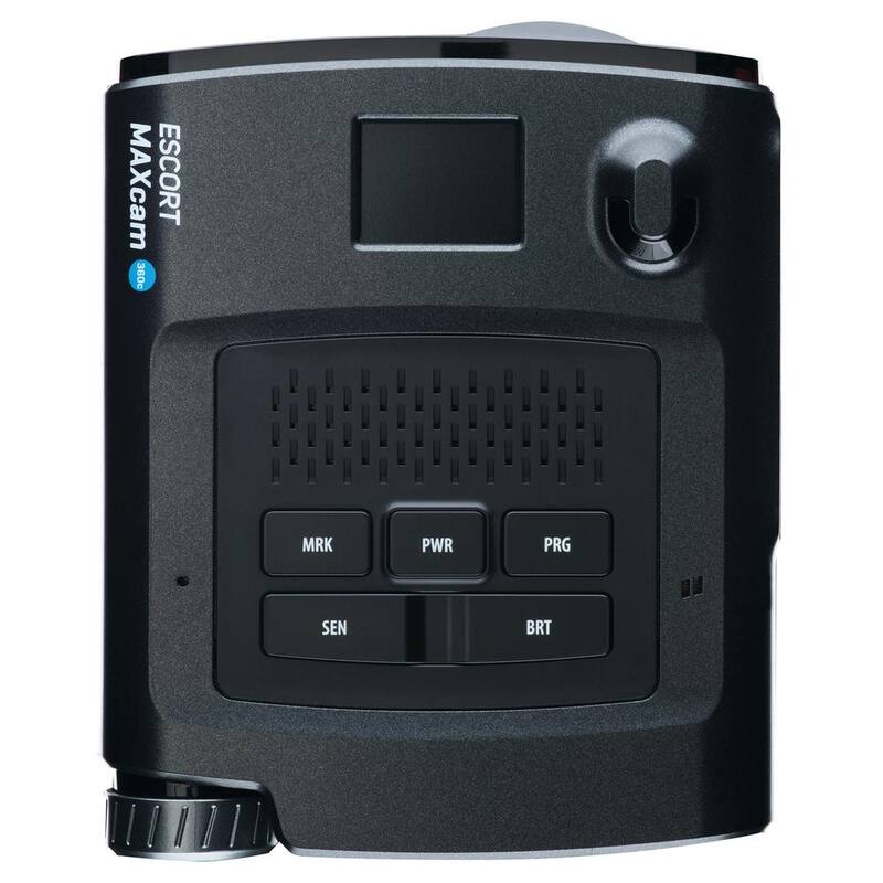 ESCORT MAXcam 360c Combo Radar/Laser Detector and Dash Cam with GPS, Bluetooth, and Dual-Band Wi-Fi - 0100046-1