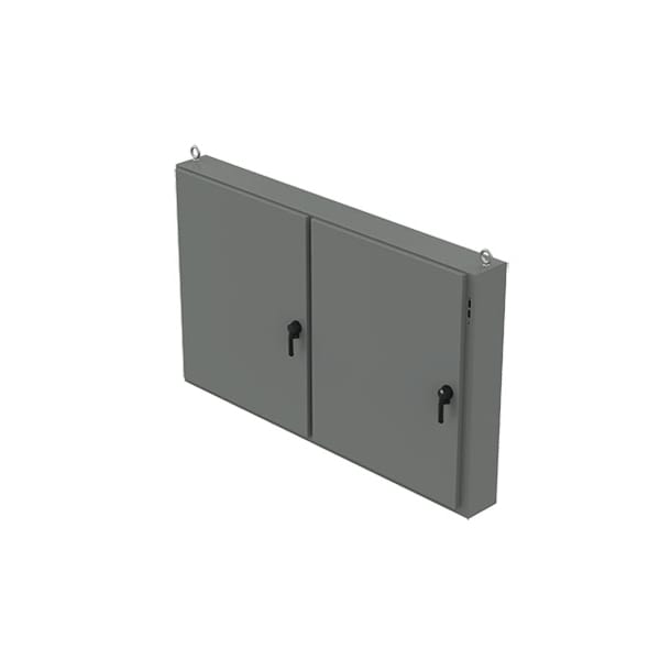 Nvent Hoffman Steel Electrical Enclosures, 60 in H, 18 in D, 78-1/2 in W, NEMA 12, Hinged - A60X2E7818