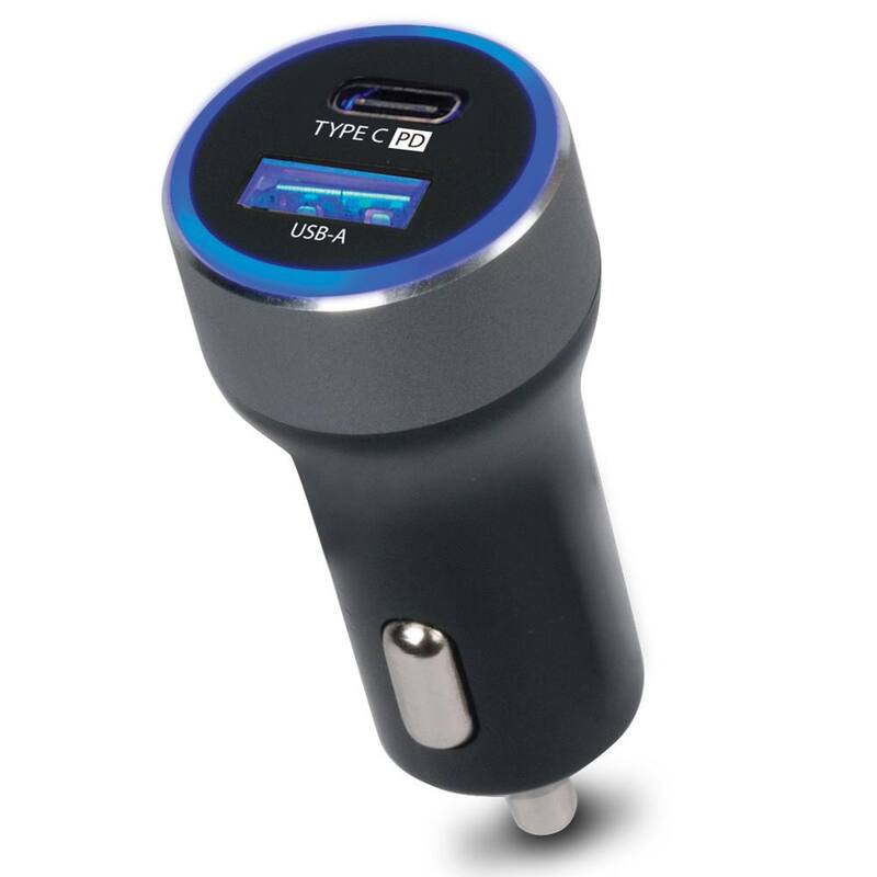 Unbranded Car Charger 32W 2-Port USB & Type C - 141 2001 TG4