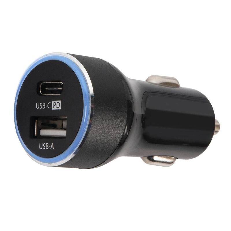 Unbranded Car Charger 32W 2-Port USB & Type C - 141 2001 TG4