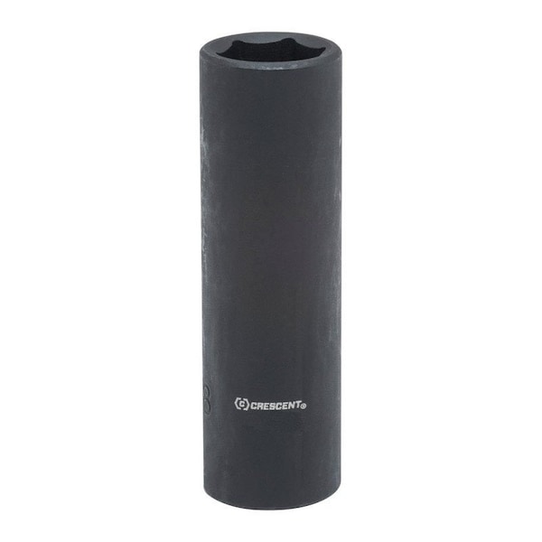 Weller Crescent 18 mm X 1/2 in. drive Metric 6 Point Deep Impact Socket 1 pc - CIMS33N