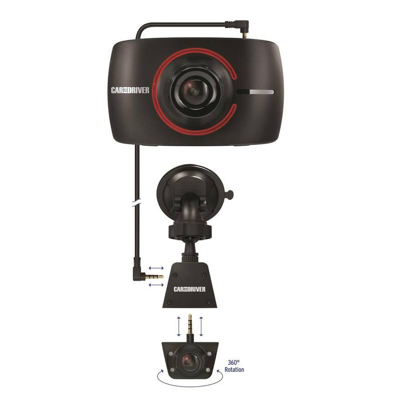 CAR AND DRIVER HD Road Patrol Touch Duo Dash Cam - CAD-ZX1002