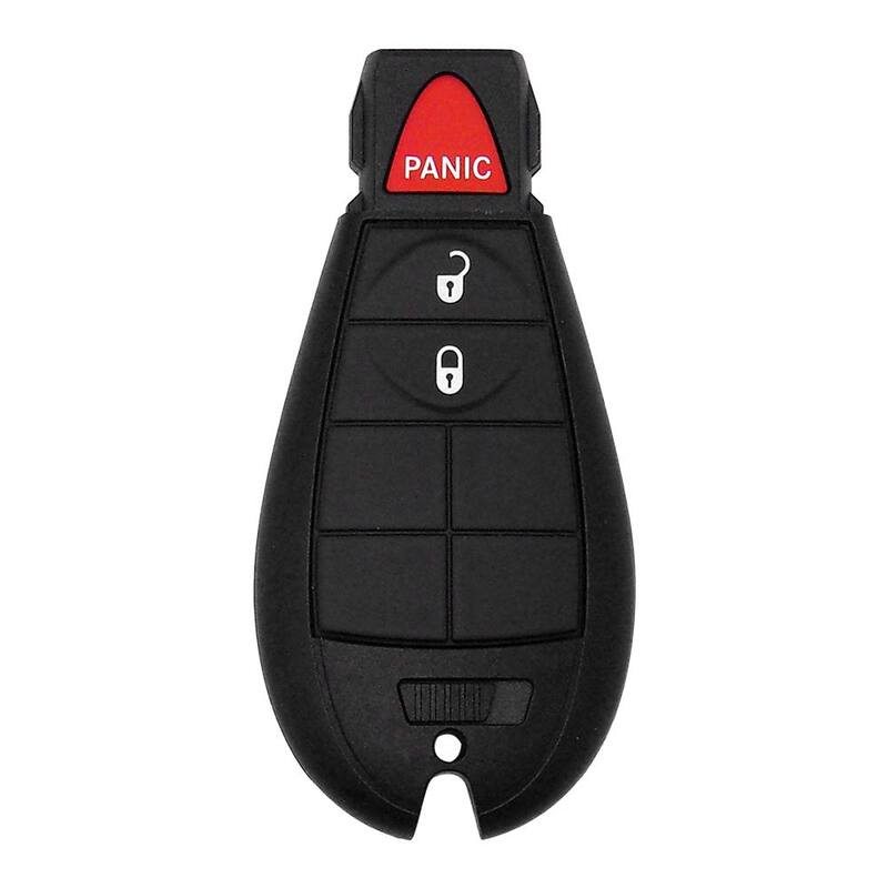 Car Keys Express Chrysler, Dodge, and Jeep Replacement Simple Key Fobik - 3 Button Smart Key with Emergency Insert, DIY Programming Tool - CDFO-E3Z0SK
