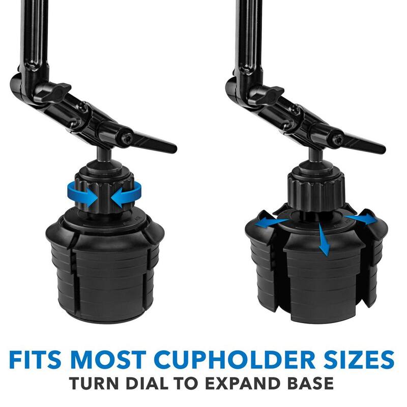 mount-it! Heavy-Duty Cup Holder Tablet ELD Mount - MI-7320