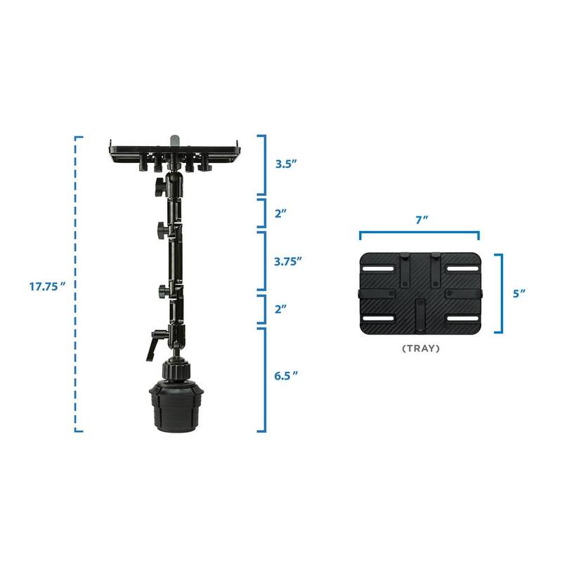 mount-it! Heavy-Duty Cup Holder Tablet ELD Mount - MI-7320