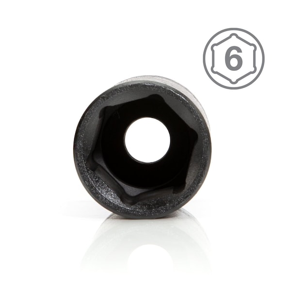 Steelman 1/2-Inch Drive x 21mm Deep 6-Point Impact Metric Single Socket - 78291