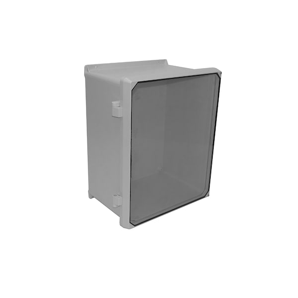 Vynckier Fiberglass Reinforced Polyester Electrical Enclosures, 17.31 in H, 6.67 in D, 15.31 in W, NEMA 4X - CVJ1614NHW