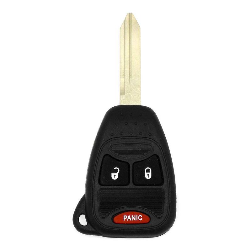 Car Keys Express Chrysler, Dodge, Jeep 3-Button Keyless Entry Remote and Key Combo - Simple Key Replacement Kit w/ EZ Installer Included - CDRH-E3Z0SK