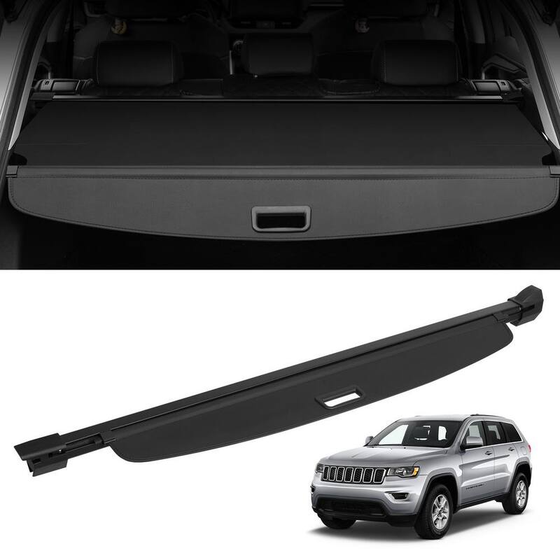 VEVOR Retractable Cargo Cover, Upgraded Waterproof Trunk Cover Security Shield Shade for Jeep Grand Cherokee 2 Row 2022-2024 - YCKSSSHCGYCK7IFY2V0