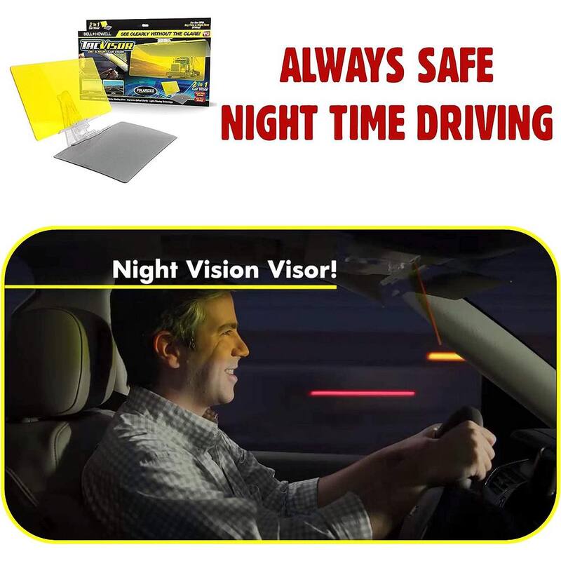 Bell + Howell Tac Visor - The Glare Blocker for Day and Night - 2092