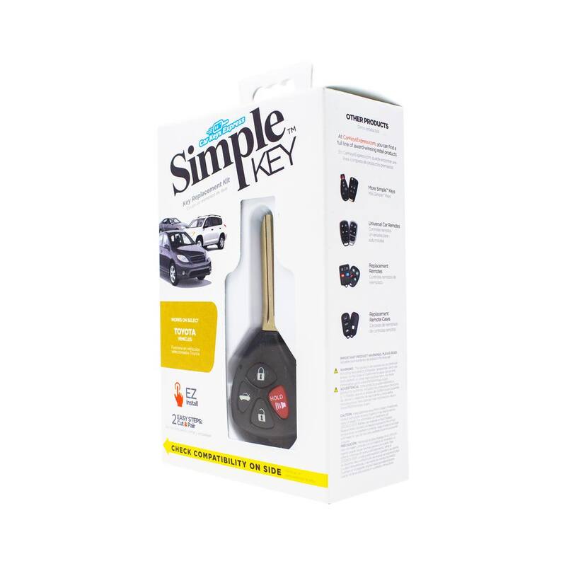 Car Keys Express Simple Key Programming Kit Designed for Toyota Vehicles - Program Car Key and Remote Fob Yourself (No Dealership) - TORH-E4TZ0SK
