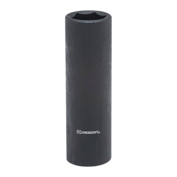 Weller Crescent 19 mm X 1/2 in. drive Metric 6 Point Deep Impact Socket 1 pc - CIMS34N