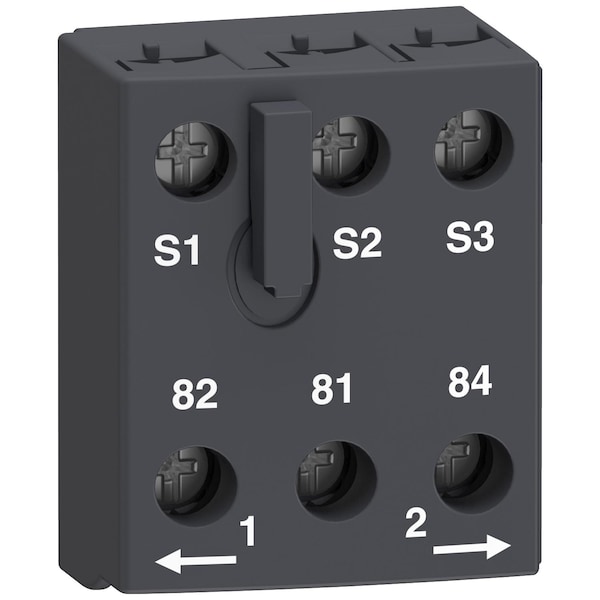 Bloque terminal de control de Schneider Electric, arrancador de motor reversor, TeSys Ultra - LU9MR1.