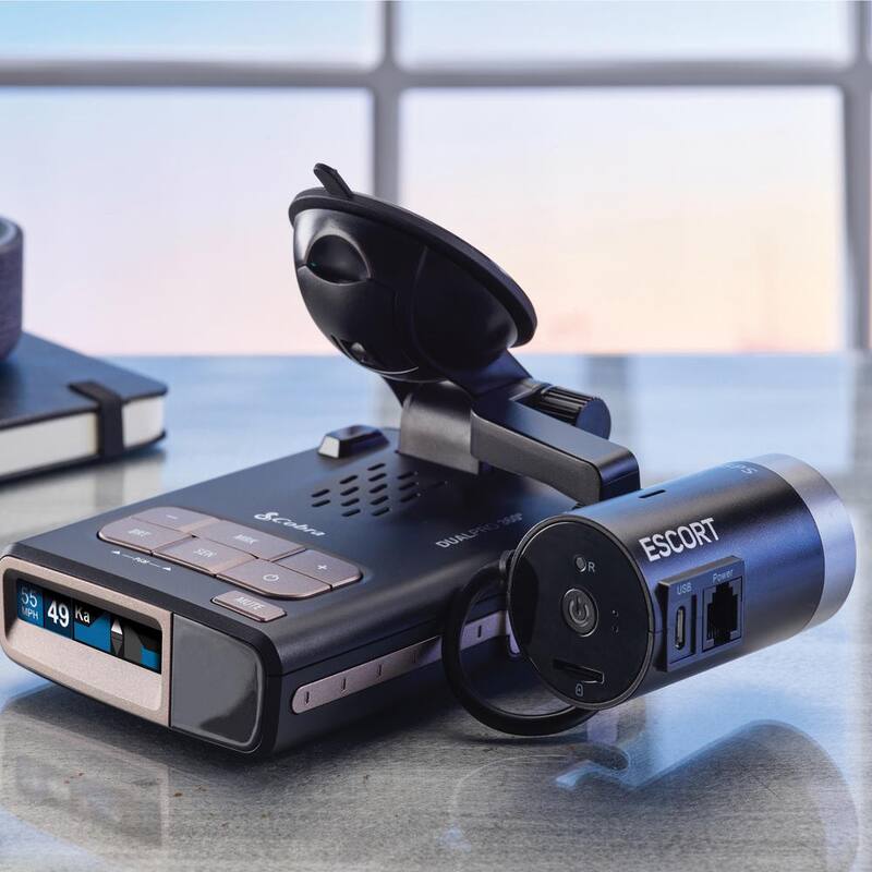 Escort M2 Radar-Mounted Smart Dash Cam with 140-Degree Field of View, 1080p Full HD, and Dual-Band Wi-Fi - 0010068-1
