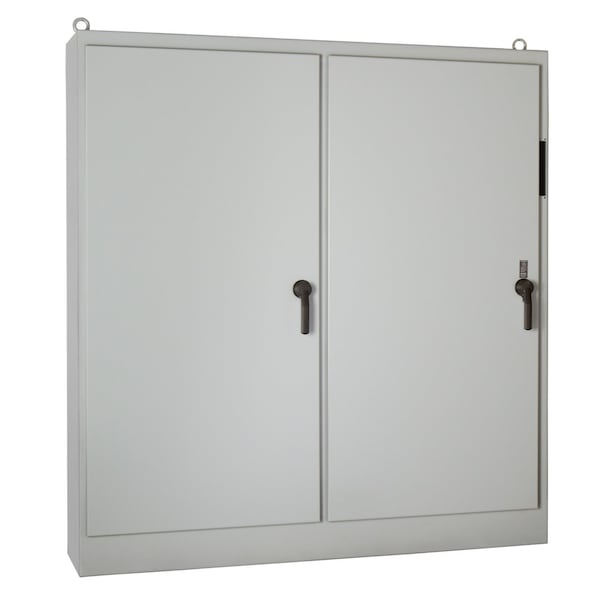 Nvent Hoffman Mild Steel Electrical Enclosures, 90.12 in H, 20.12 in D, 40-1/4 in W, NEMA 12, Hinged - A90XM4020FTCG