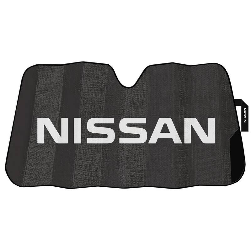Plasticolor Nissan Matte Black Accordion Sunshade - 003938R01