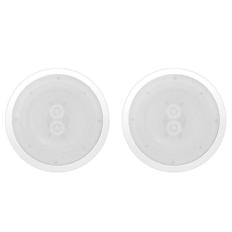 Unbranded 6.5 Inch 300W Home Audio In Ceiling or Outdoor Speaker Waterproof (2 Pack) - 2 x PWRC62