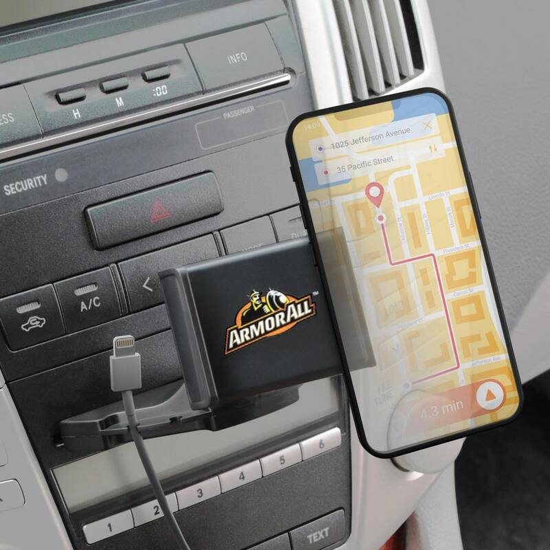 Armor All Universal CD Slot Phone Mount, Adjusts 360-Degrees - AMH3-1016-BLK