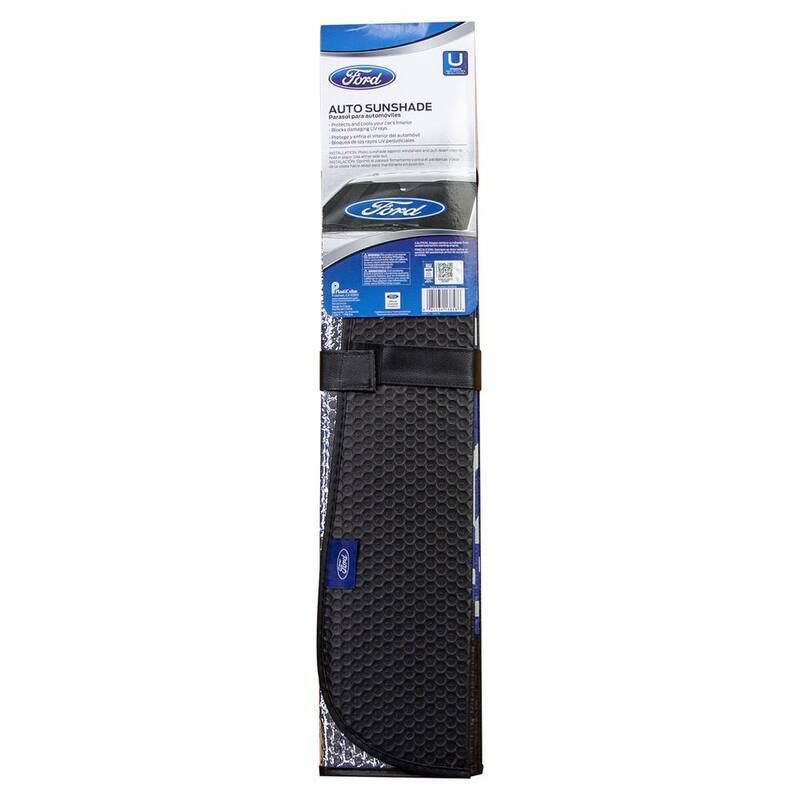 Plasticolor Ford Matte Black Accordion Sunshade - 003858R01