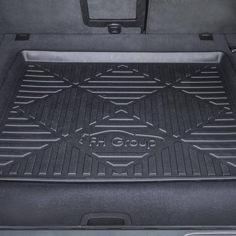 FH Group Climaproof Black Multi Purpose Non Slip 1 Piece 32 in. x 24 in. Rubber Car Cargo Tray - DMF16407BLK-32