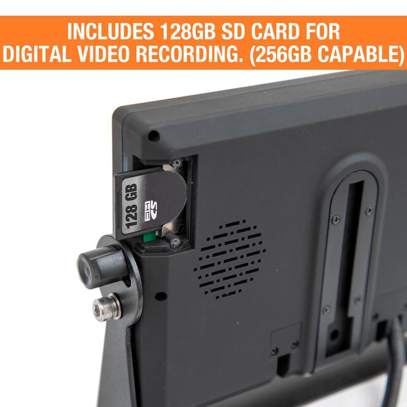 Buyers Products Company Rear View Reverse Backup Camera System w/ Night Vision and DVR - 8883050
