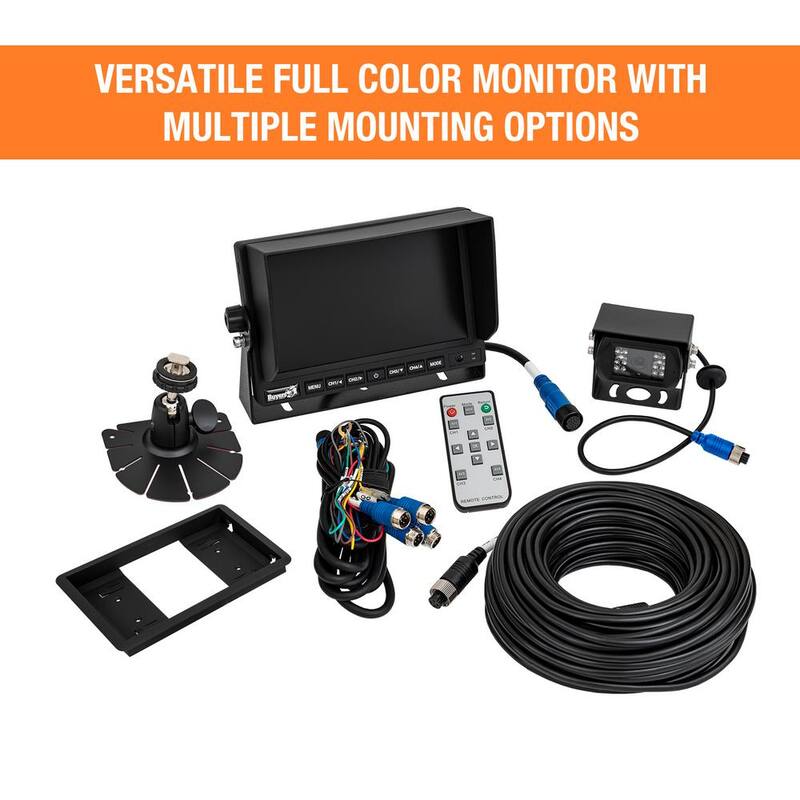 Buyers Products Company Rear View Reverse Backup Camera System w/ Night Vision and DVR - 8883050