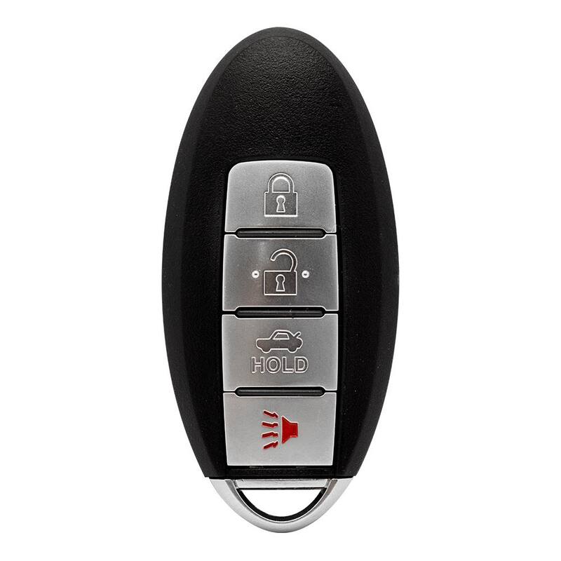 Car Keys Express Simple Key, Key Fob and Key Fob Programmer for Select Nissan and Infiniti (Vehicle List B, 4 Button) - NISK-E4TZ0SK