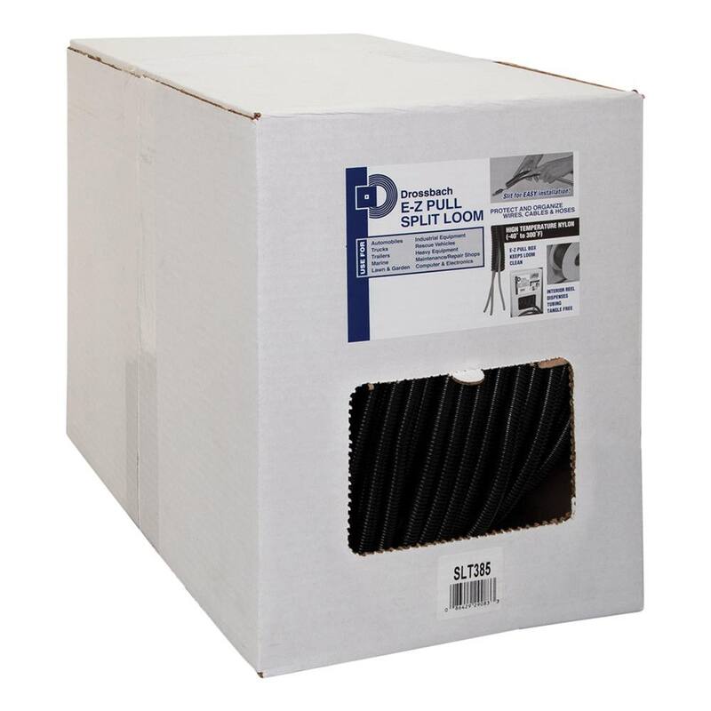Install Bay 100 ft. Coil (3/8 in. Dia) Split Loom Tubing - SLT38
