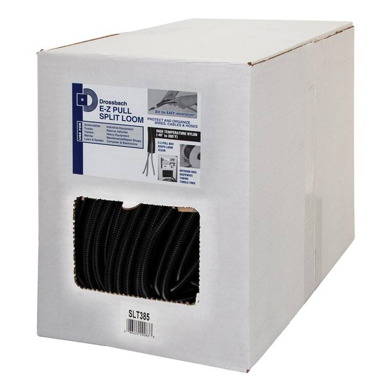 Install Bay 100 ft. Coil (3/8 in. Dia) Split Loom Tubing - SLT38