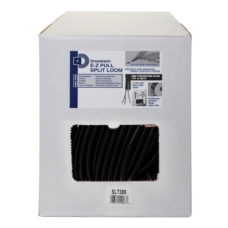 Install Bay 100 ft. Coil (3/8 in. Dia) Split Loom Tubing - SLT38