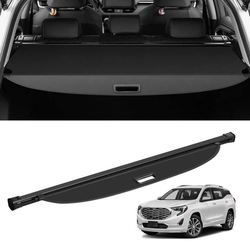 VEVOR Retractable Cargo Cover for Chevrolet, Waterproof Trunk Cover Security Shield Shade for GMC Terrain + Chevrolet Equinox - YCKSSSHCGYCKRKCRGV0