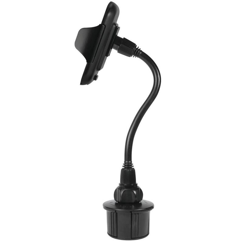 Macally Extra-Long 16 in. Tall Adjustable Automotive Cup Holder Mount for Smartphones and GPS - MCUP2XL