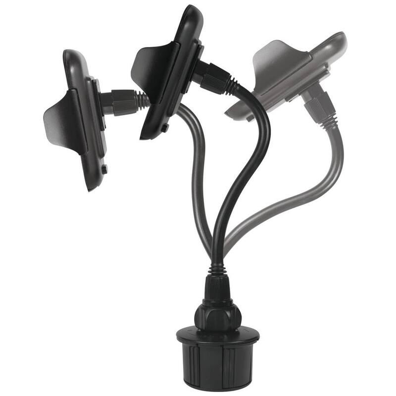 Macally Extra-Long 16 in. Tall Adjustable Automotive Cup Holder Mount for Smartphones and GPS - MCUP2XL