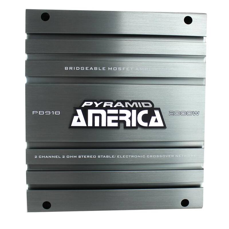 Unbranded 2000-Watt 2 Channel Car Audio Amplifier Power Amp Bridgeable MOSFET - PB918