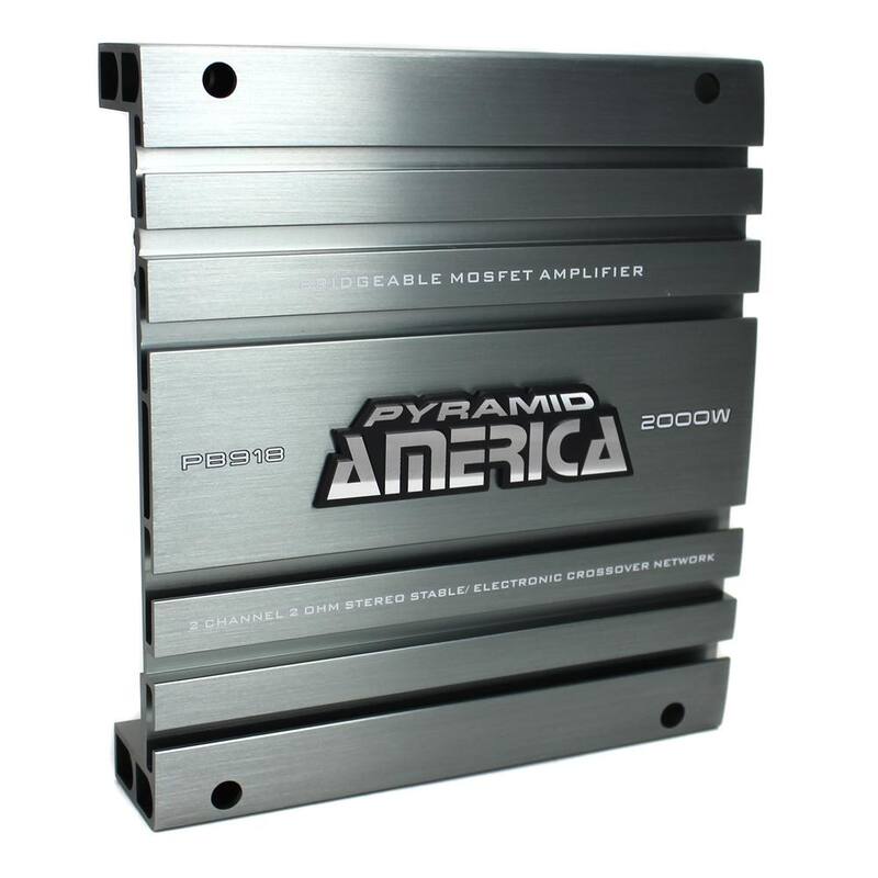 Unbranded 2000-Watt 2 Channel Car Audio Amplifier Power Amp Bridgeable MOSFET - PB918