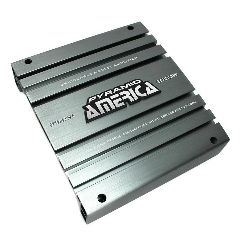 Unbranded 2000-Watt 2 Channel Car Audio Amplifier Power Amp Bridgeable MOSFET - PB918