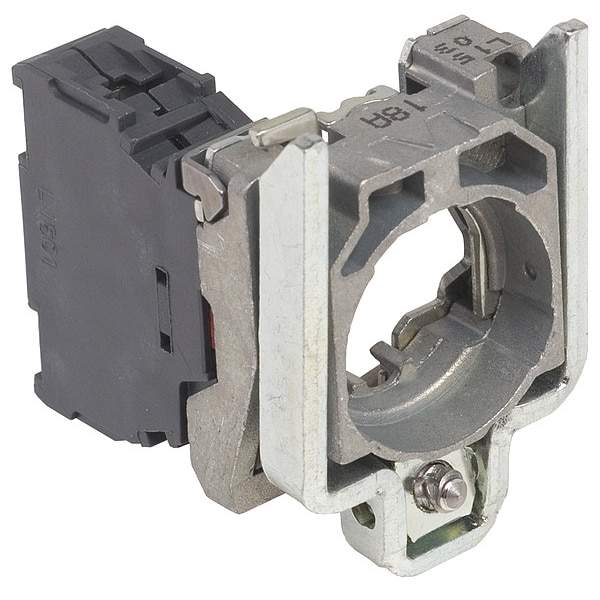 Bloque de contacto Schneider Electric, negro, 1NC, 22 mm, ZB4 - ZB4BZ1026P