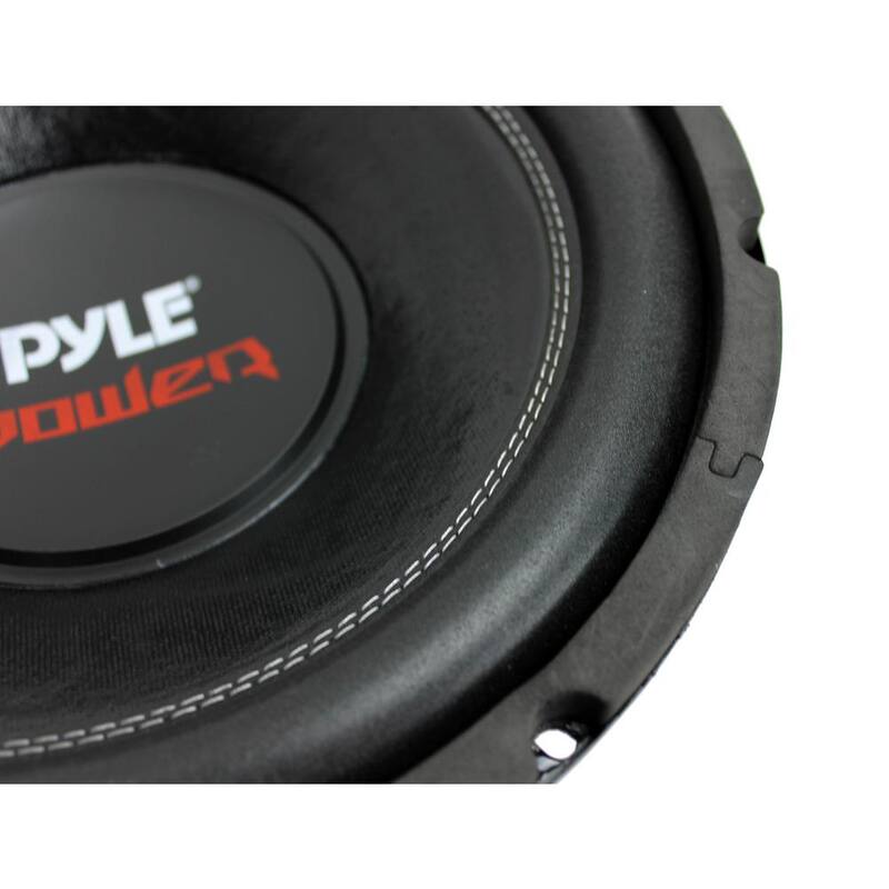 PYLE PLPW12D 12 in. 1600-Watt 4 Ohm DVC Black Car Stereo Audio Power Subwoofer Dual Coil - PLPW12D