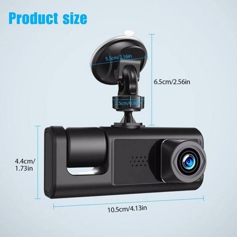 Etokfoks Car Dash Cam with Dual Lens - MLSA10-1OT003