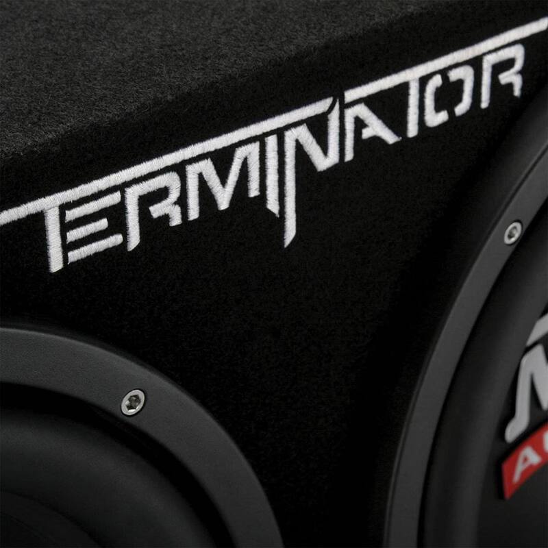 MTX 12 in. 2000-Watt Max Car Audio Dual Loaded Subwoofer Box Enclosure - TNE212DV